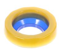 NAMOARLY Joint D’Étanchéité en Caoutchouc Jaune Haute Élasticité pour Cuvette de Toilette Anneau Épais Bride Accessoire Salle de Bain Anti-Fuite et Anti-Odeurs Compatible Wc Standard