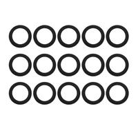 NAMOARLY Joint D'étanchéité Radar Arrière en Caoutchouc Noir 15pcs Bague de Montage pour Capteur de Stationnement et Sonde de Recul