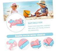 NAMOARLY Jouet Aquatique pour Garçon Fille Jouet De Tir à Eau avec Double Buse De Plage pour Garçon Fille