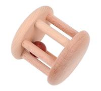NAMOARLY Jouets Éducatifs Bois Hochet à Secouer Pour Garçon Fille Rattles Sensoriaux Bois Naturel Pour Développement Visuel Et Auditif