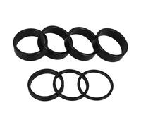 NAMOARLY Kit de 7 Entretoises de Potence de Guidon pour VTT en Alliage D'aluminium 28,6 Mm Minimisant Les Vibrations Renforçant la Connexion Fourche pour Cyclisme Urbain