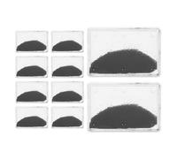 NAMOARLY Kit D'expérimentation Étuis à Limaille de Fer Noir, Visualisation du Champ Magnétique, Plastique Léger, pour Expériences Scientifiques en Extérieur