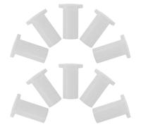 NAMOARLY Lot De 10 Pièces De Rechange Pour Support De Réfrigérateur, Bague De Charnière En Plastique, Accessoire De Remplacement De Roulement Pour La Partie Inférieure Du Congélateur -