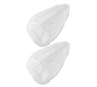 NAMOARLY Lot de 2 Housses de Pouf 90 X 80 Cm sans Rembourrage, Doublure Intérieure Zippée en Tissu Doux Blanche, Protection de Rechange pour Canapé de Sol Paresseux, Insert Robuste