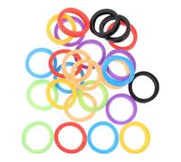NAMOARLY Lot de 25 Capuchons de Clés en Silicone Élastique Coloré, Légers et Protecteurs, Étuis Flexibles pour Grandes Clés, Identification Facile la Maison Couleur Couleur Aléatoire