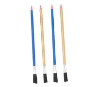 NAMOARLY Lot de 4 Brosses Antirouille Légères en Bois pour Nettoyage et Dérouillage des Circuits Imprimés, Stylo Pratique Design Créatif pour Réparation Électronique