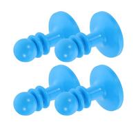 NAMOARLY Lot de 4 Capuchons Antithunder pour Poteaux de Tente en Plastique Léger, Accessoires de Camping Multifonction pour Aventures en Plein Air et Trekking