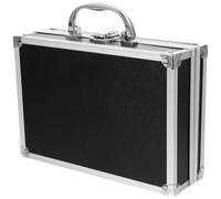 NAMOARLY Mallette Boîte à Outils en Alliage D’Aluminium 23x16x7 Cm, Mallette Rigide Noire Multifonctionnelle Portable, Étui de Rangement Poignée Renforcée, Coffret Transport