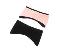 NAMOARLY masque de sommeil pour dormeurs latéraux et cache- ajustables, lot de 2, flanelle, sans pression, portable, pour voyage et maison