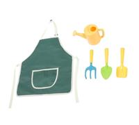 NAMOARLY Mini Kit D'outils de Jardinage pour Garçon et Filles Pelle et Râteau en Métal Léger, Arrosoir et Tablier en Tissu pour Jardinage Extérieur et Plantes en Pot