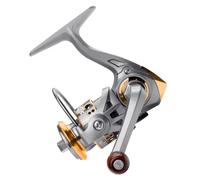 NAMOARLY Mini Moulinet de Pêche en Métal 1 Pièce Bobine Métallique sans Interstice Compact et Léger Adapté pour Cane à Lancer Matériel Pêche Solide et Fonctionnel Usage Extérieur et Mer