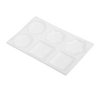 NAMOARLY Moule à Sceaux de Cire en Silicone Blanc, Souple et Précis | Rainures Intégrées, Résistant à Chaleur, pour Scellement D’enveloppes et Création Artisanale