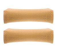 NAMOARLY Oreiller de Sauna en Imitation Rotin 2 Pièces Plastique Léger | Soutien Confortable, Tressage Simulé, Usage Sauna, Format Duo pour Installation Spa