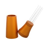 NAMOARLY Outil de Distribution Café Acier Inoxydable avec Aiguille Métallique et Base Stable Agitateur pour Expresso Accessoire Barista Facile à Nettoyer