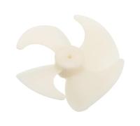 NAMOARLY Pale de Ventilateur de Réfrigérateur, Hélice de Ventilateur de Congélateur, Pièce de Rechange en Plastique Beige à 4 Pales, pour Condenseur et Réfrigérateur, Installation Diy,