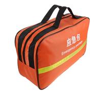 NAMOARLY Paquet Sauvetage avec Secours Orange et Nylon Grosse en D'urgence Capacité Compartiments Multiples Dimensions 44,5x28x13,5cm pour Besoins Familiaux et Situation Incendie