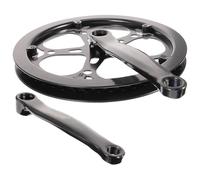NAMOARLY Pédalier Monovitesse en Fer 170 Mm 52 Dents pour Vélo Seule Vitesse Pignon Métallique Compatible Vélo de Montagne Accessoire de Rechange Plier et Route