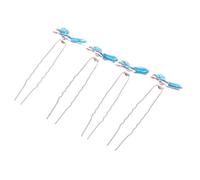 NAMOARLY Peigne à Cheveux Cristal et Alliage, Épingle à Cheveux de U, Confortable et Élégant pour Célébrations et Coiffures Variées, Lot de 4 Pièces
