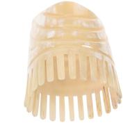 NAMOARLY Peigne à Cheveux en Corne de Bœuf Naturelle Embout Acupression, Peigne de Massage pour Cuir Chevelu, Portable Soulager le Stress, Usage Couleur Aléatoire Plusieurs styles
