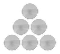NAMOARLY Pièces de monnaie en métal rondes à graver, lot de 10, boîte de rangement, pour loisirs créatifs et décoration de porte-clés