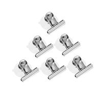 NAMOARLY Pinces à Ventouse Rondes En Acier Inoxydable, Taille Moyenne, Plastique Transparent, Résistantes à La Corrosion Et Rayures, Pour Suspendre Manteaux Et Accessoires La Maison, Lot De 6