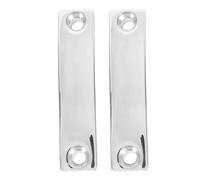 NAMOARLY Plaque de Montage en Acier Inoxydable 316 pour Sangle Bateau, 2pcs, Support Fiable pour Ancrage de Sangles et Stabilité Renforcée sur Pont Marin