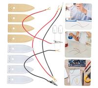NAMOARLY Plaques Électrodes Cuivre Zinc pour Expérience Batterie Fruit Outils Scientifiques Portables pour Éducation Physique et Chimie Matériaux pour Apprentissage Pratique