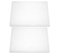 NAMOARLY Pochoirs à Lignes Droites en Plastique 2 Sets 27 Grilles, Règle Portable et Résistante pour Dessin Architectural et Ingénierie