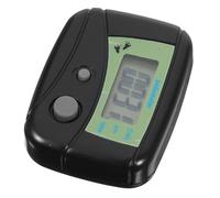 NAMOARLY Podomètre Numérique Noir Grand Écran LCD, Compteur de Calories et Distance, Batterie Lr44, Clip Ceinture Intégré, Fonction Économie D'énergie Automatique