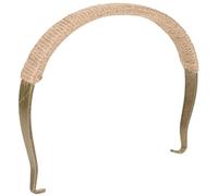 NAMOARLY Poignée De Théière De Remplacement Grosse Taille Tressée En Corde De Jute Crochet Intérieur Poignée De Bouilloire En Fer Forgé Anti-brûlure Accessoire Pour Théières Coréennes Et Japonaises