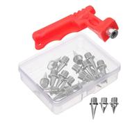 NAMOARLY Pointes de Chaussures D'athlétisme Métalliques 48 Pièces Clé de Montage, Crampons de Sprint et Saut pour Chaussures Running et Compétition Piste