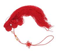 NAMOARLY Pompon Suspendu Rouge pour Sabre de Tai-Chi Décoration Textile Solide Ornement d'Épée pour Entraînement et Compétition d'arts Martiaux Accessoire Sportif Polyvalent
