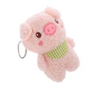 NAMOARLY Porte Clés Peluche Cochon Fourrure Douce Accessoire Suspendu Décoratif pour Sacs et Clés Cadeau Mignon pour Filles et Élément de Style