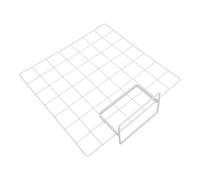 NAMOARLY Présentoir pour Exposer des Œuvres Base et Grille en Fer Blanc Support Polyvalent et Moderne et Installer Un Stand Facilement pour Comptoir