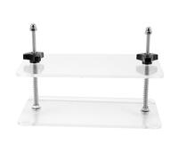 NAMOARLY Presse à Fromage Maison en Acrylique Transparent et Métal Plateau Presse à Tofu Facile à Utiliser Outil de Fabrication de Fromage et Tofu Cuisine DIY Ustensile Fromager