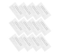 NAMOARLY Registres de Chèques Personnels Facile à Transporter Lot de 12 en Papier Blanc, Tableaux de Transactions Clairs pour Compte Épargne Bancaire ou Chéquier Personnel