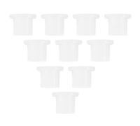 NAMOARLY Remplacement de de charnière, charnière de porte de réfrigérateur, 10 pièces, palier de charnière de réfrigérateur, plastique blanc, 8 mm, pour household refrigerators,