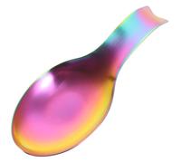 NAMOARLY Repose-cuillère Robuste en Acier Inoxydable Support Dosette pour Cuillères et Baguettes, Facile à Nettoyer Décoration de Table