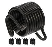 NAMOARLY Ressorts de Burin Pneumatique 5pcs en Alliage Noir pour Outils Pneumatiques Installation Facile et Fonctionnement, Adaptés la Réparation Automobile et Fabrication de Meubles