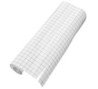 NAMOARLY Ruban de Transfert Vinyle Autocollant Grille D'alignement en Pet Transparent Résistant à L'usure 1 Rouleau pour Bricolage Fenêtres et Vinyles
