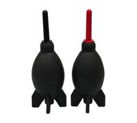 NAMOARLY Souffleur d'air Portable 2pcs en Abs Noir et Rouge, Peut Se Tenir Debout pour Éviter de Rouler, pour Nettoyage de Lentilles D'appareils Photo et Capteurs Dv