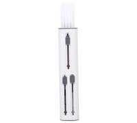 NAMOARLY Stylo de Nettoyage pour Clavier et Écouteurs sans Fil, Outil Multifonction Brosse Flexible, Éponge Floquée Douce, Gris Clair, Kit D’Outils de Nettoyage Électronique Adapté