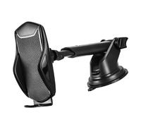 NAMOARLY Support de Téléphone en Abs avec Ventouse pour Voiture Maintien Sécurisé pour GPS et Mobile, Adapté aux Aérations et Bureaux D'étude