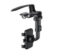 NAMOARLY Support de Téléphone Portable pour Voiture Clip Abs Stable et Rotatif, Facile à Retirer, Compatible Pare-Soleil pour Navigation et Usage Quotidien
