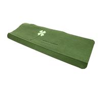 NAMOARLY Tapis de Marches D’escalier Lumineux Auto-adhésif Antidérapant en Polyester Vert 70x22x4,5 Cm, Protection Phonique et Sécurité pour Escaliers Intérieurs, Tapis de Marchepied