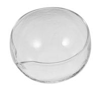 NAMOARLY Tasse à Thé Décorative Verre Transparent Légère et Fine Bol Polyvalent pour Infusion de Thé Fleurs Matcha Élégante et Facile à Nettoyer Maison et Restaurant