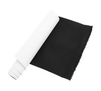 NAMOARLY Tissu Adhésif pour Reliure en Lin Noir 150 X 51 CM Dos Papier Prédécoupé pour Couverture de Livre Fournitures de Scrapbooking et Projets DIY