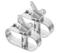 NAMOARLY Treuil Robuste en Aluminium 2pcs Cliquet de Câble Résistant la Rouille pour Couverture de Piscine hors Sol Hiver, Poignée Manivelle Pratique