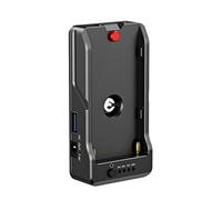 Namolit NP-F Battery Charger Metal Battery Adapter Plate with Type-C Charging Port DC12V DC7.4V USB Outputs Cold Shoe Adapter 1/4 Pouce Screw Hole for NP-F550 F750 F970 Batteries pour BMPCC 4K 6K