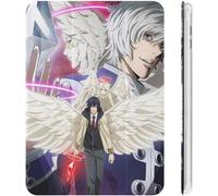 Namouryuu Kakuhashi Tomorrow Platinum End Étui Pour Ipad 2020 (10.2in) Avec Porte-Stylo Résistant Aux Chocs, Réglage Automatique De L'angle De Veille/Réveil, Coque De Protection Transparente